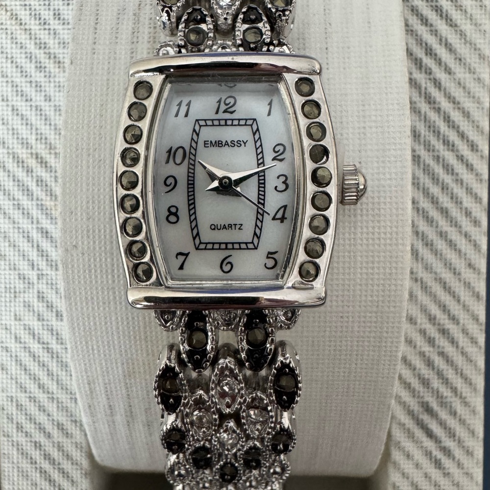 Embassy Quartz Women's Watch with MOP Dial